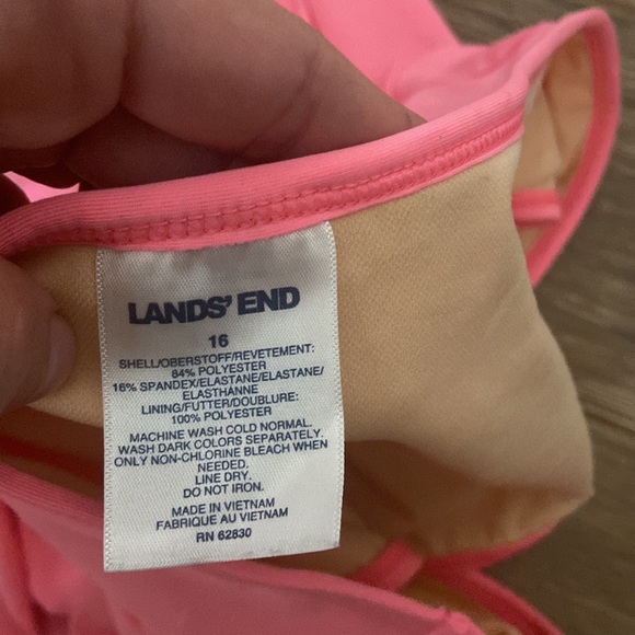🧡 girl’s Lands’ End swim skirts set of 2 - Picture 5 of 9